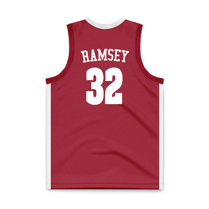 Alabama - NCAA Women's Basketball : Alancia Ramsey - Crimson Basketball Jersey-1