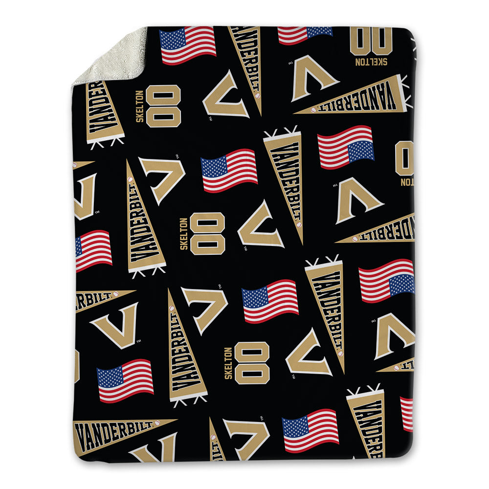 Vanderbilt - NCAA Baseball : Gunner Skelton - Blanket-0