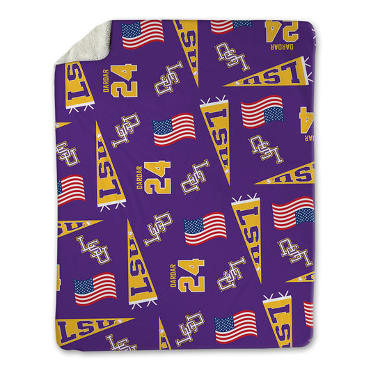 LSU - NCAA Baseball : Seth Dardar - Blanket-0