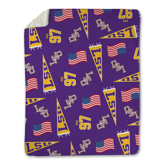 LSU - NCAA Baseball : Marcos Paz - Blanket-0