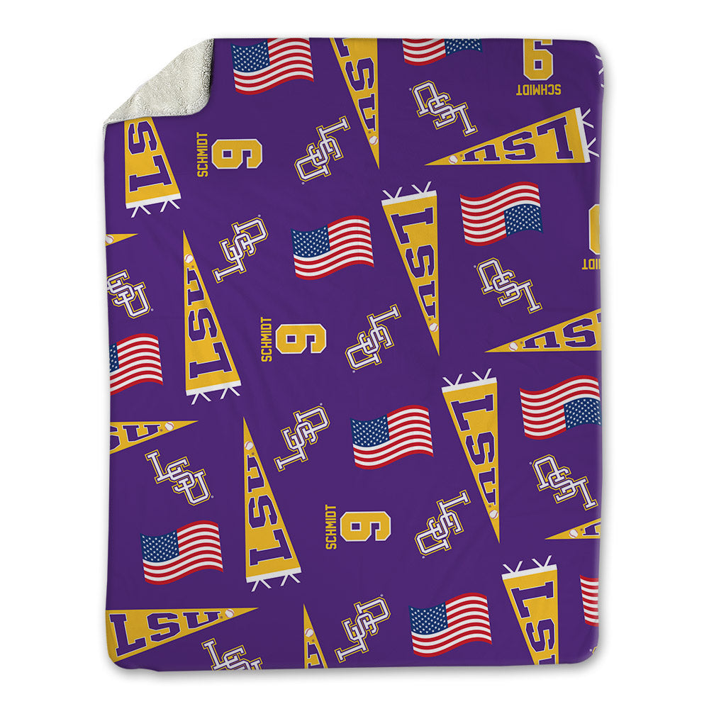 LSU - NCAA Baseball : William Schmidt - Blanket-0