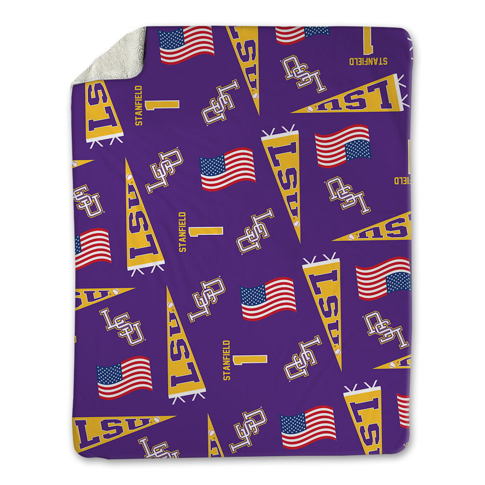 LSU - NCAA Baseball : Chris Stanfield - Blanket-0
