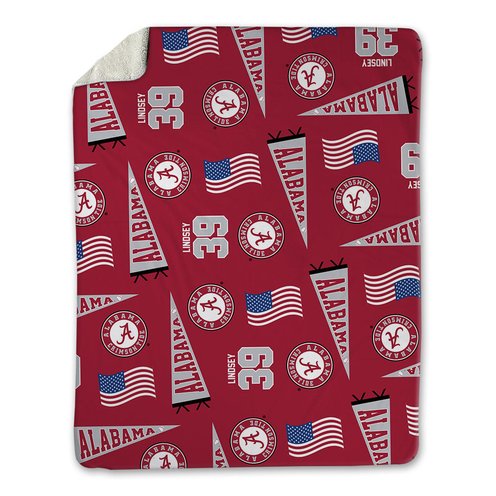 Alabama - NCAA Baseball : Ross Lindsey - USA Blanket-0