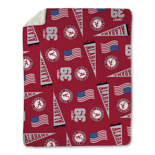 Alabama - NCAA Baseball : Ross Lindsey - USA Blanket-0