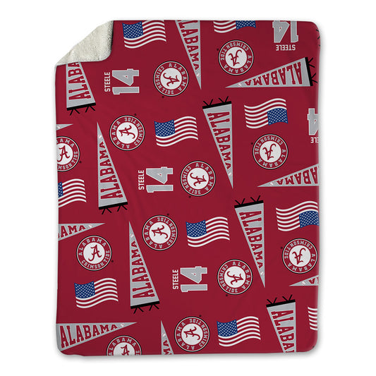 Alabama - NCAA Baseball : Peyton Steele - USA Blanket-0