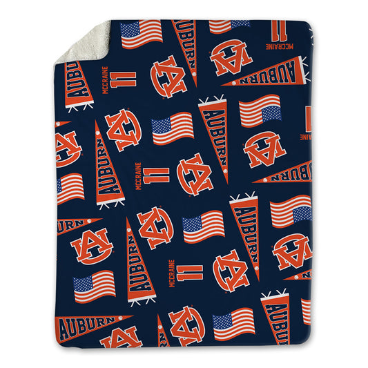 Auburn - NCAA Baseball : Brandon McCraine - USA Blanket-0
