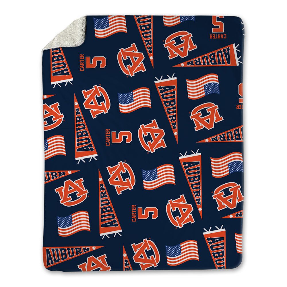 Auburn - NCAA Baseball : Bristol Carter - USA Blanket-0