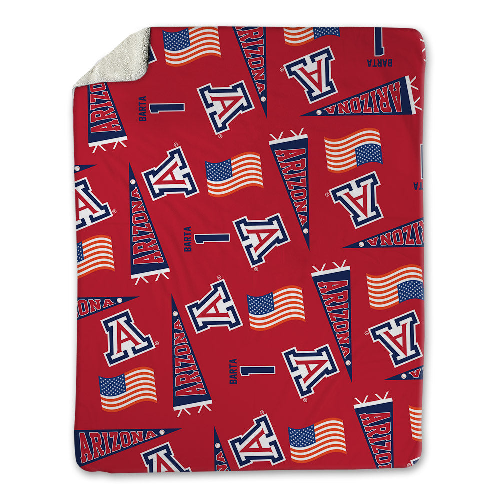 Arizona - NCAA Baseball : Sean Barta - USA Blanket-0