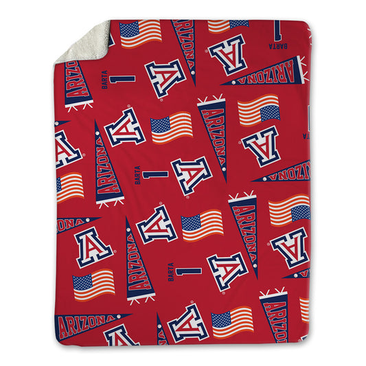 Arizona - NCAA Baseball : Sean Barta - USA Blanket-0