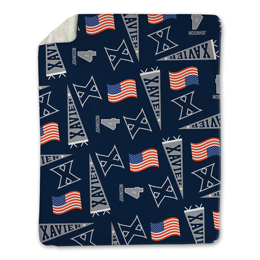 Xavier - NCAA Baseball : Peter Johnson - USA Blanket-0