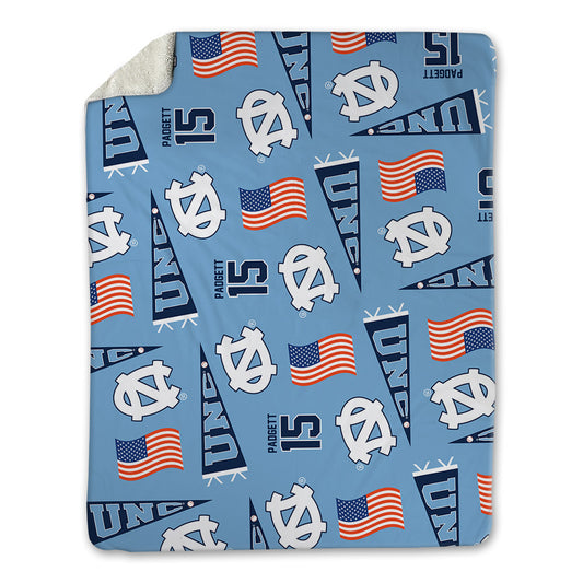 UNC - NCAA Baseball : Cameron Padgett - USA Blanket-0