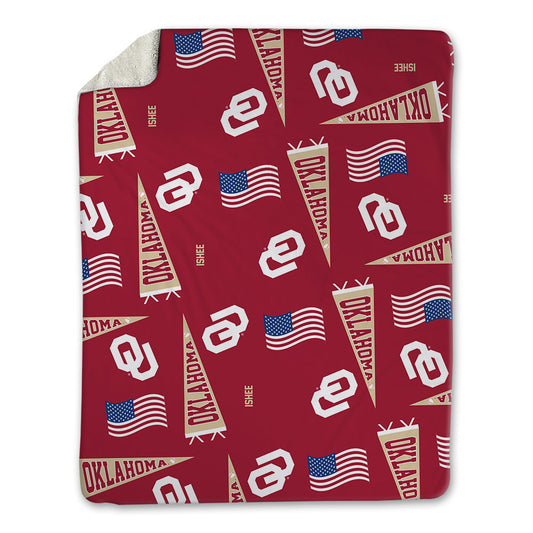 Oklahoma - NCAA Baseball : Parker Ishee - USA Blanket-0