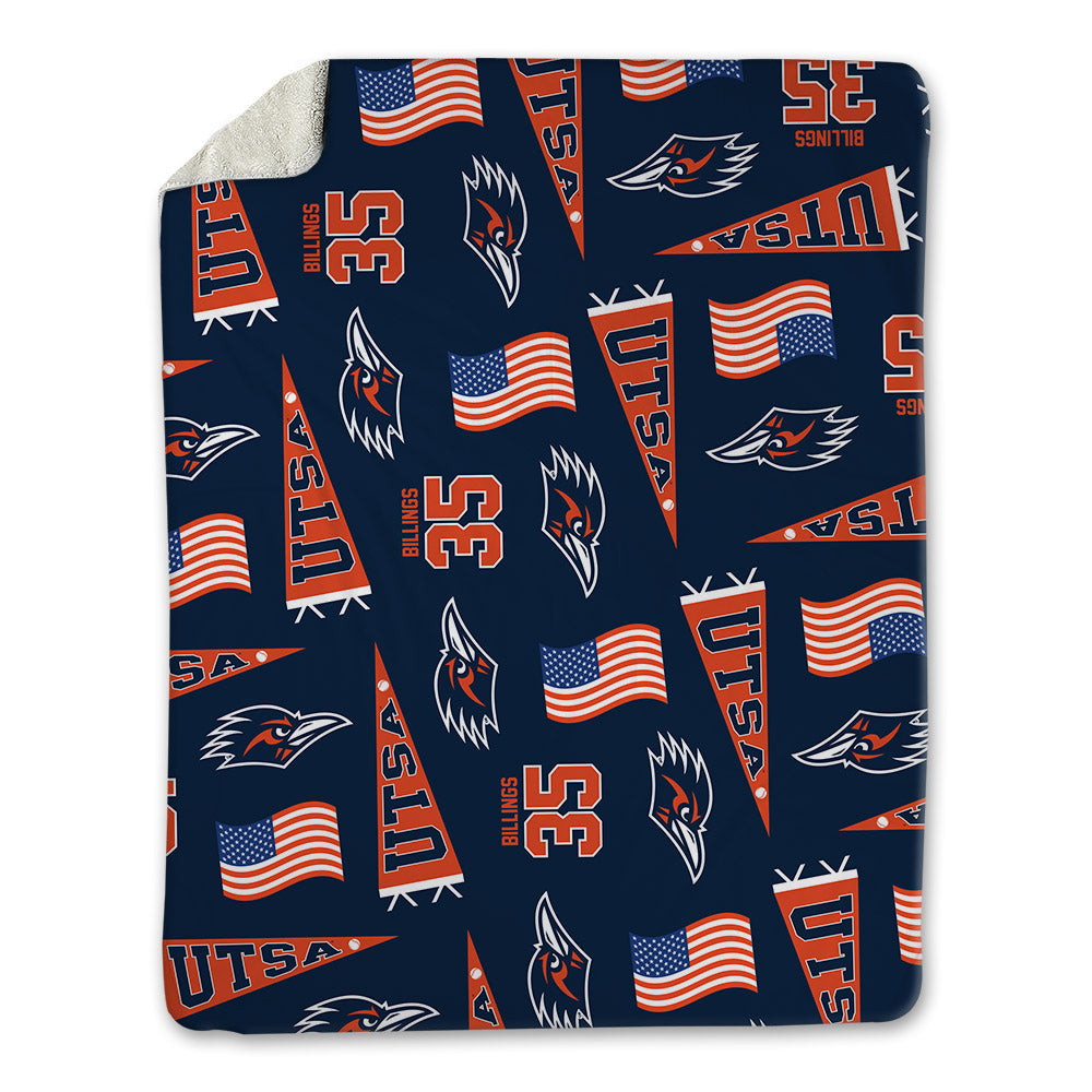 Wake Forest - NCAA Baseball : Luke Billings - USA Blanket-0