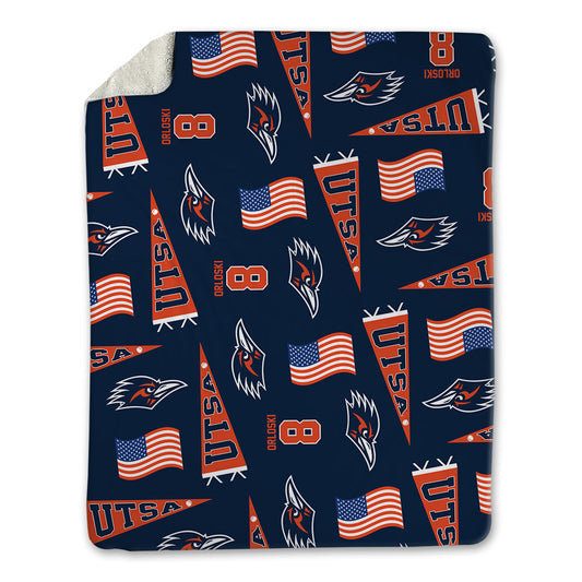 UTSA - NCAA Baseball : Robert Orloski - USA Blanket-0