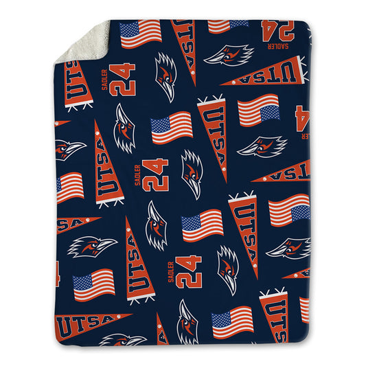 UTSA - NCAA Baseball : Cade Sadler - USA Blanket-0