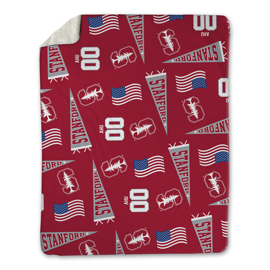 Stanford - NCAA Baseball : Alika Ahu - USA Blanket-0