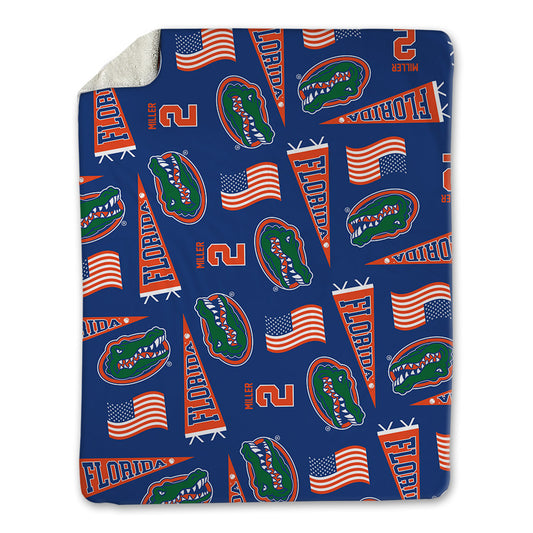 Florida - NCAA Baseball : Sam Miller - USA Blanket-0