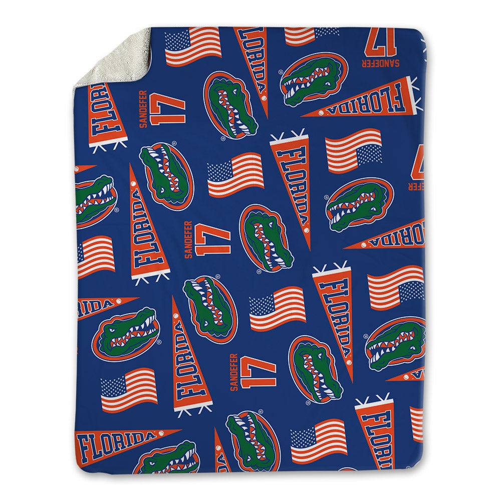 Florida - NCAA Baseball : Russell Sandefer - USA Blanket-0