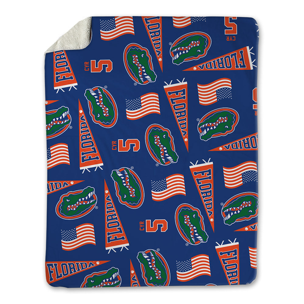 Florida - NCAA Baseball : Blake Cyr - USA Blanket-0