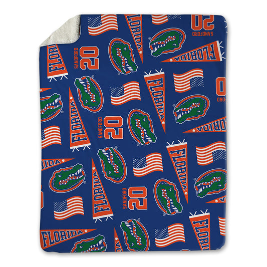 Florida - NCAA Baseball : Schuyler Sandford - USA Blanket-0