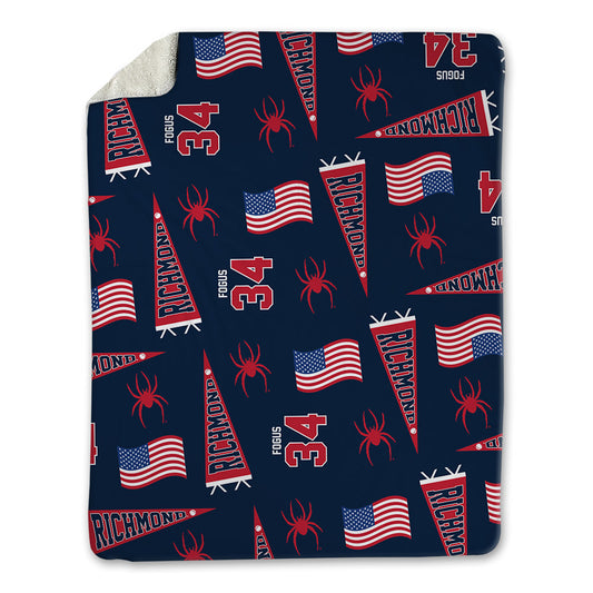 Richmond - NCAA Baseball : Shota Fogus - USA Blanket-0