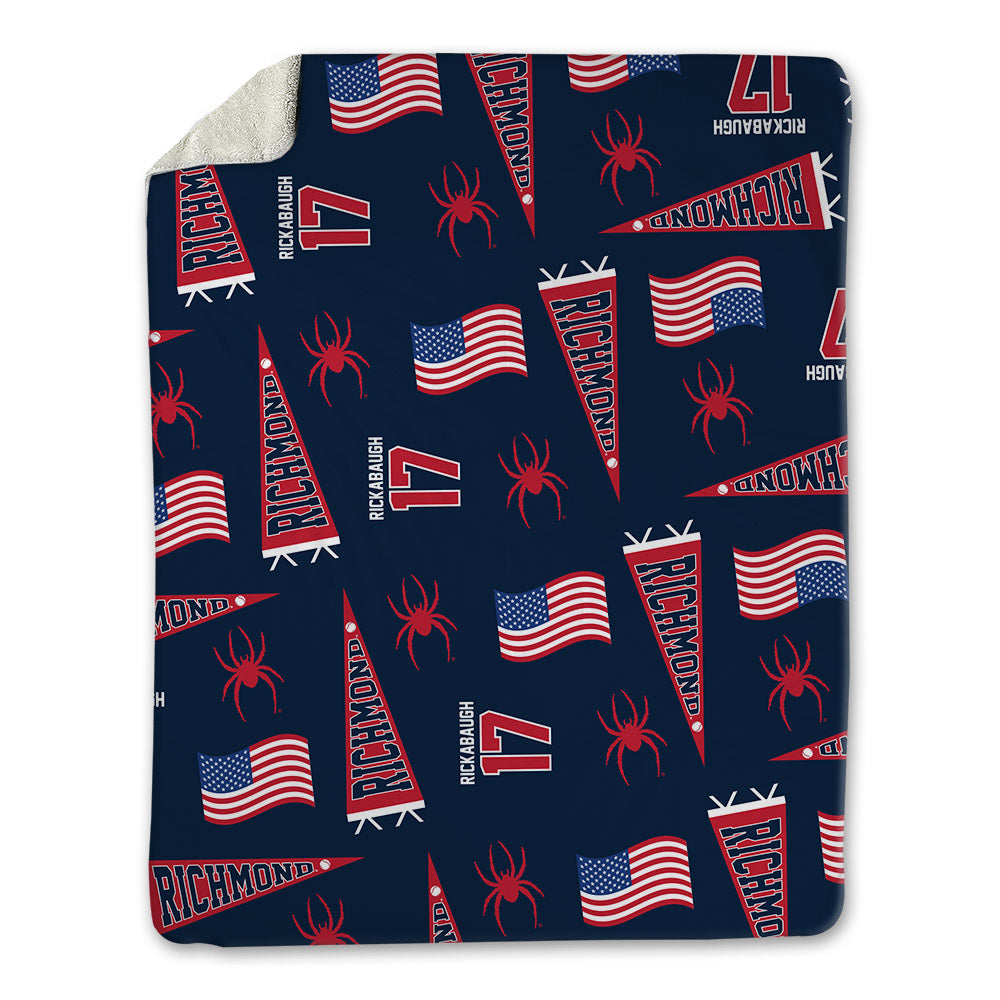 Richmond - NCAA Baseball : RJ Rickabaugh - USA Blanket-0