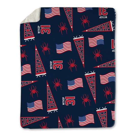Richmond - NCAA Baseball : Paul Witkop - USA Blanket-0
