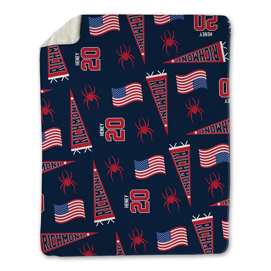 Richmond - NCAA Baseball : Kellan Heney - USA Blanket-0