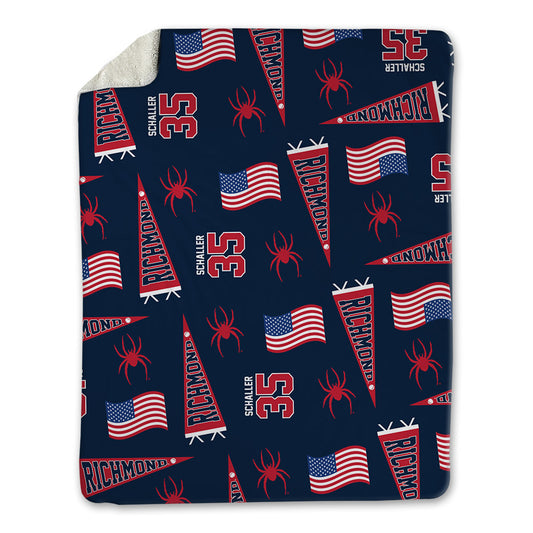 Richmond - NCAA Baseball : Chris Schaller - USA Blanket-0
