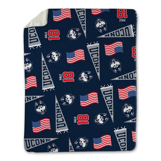 UConn - NCAA Baseball : Charlie Hale - USA Blanket-0