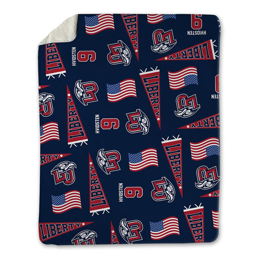 Liberty - NCAA Baseball : Kyle Hvidsten - USA Blanket-0