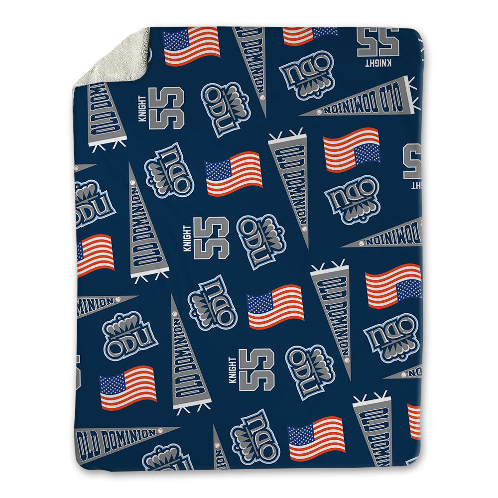 Old Dominion - NCAA Baseball : Chase Knight - USA Blanket-0