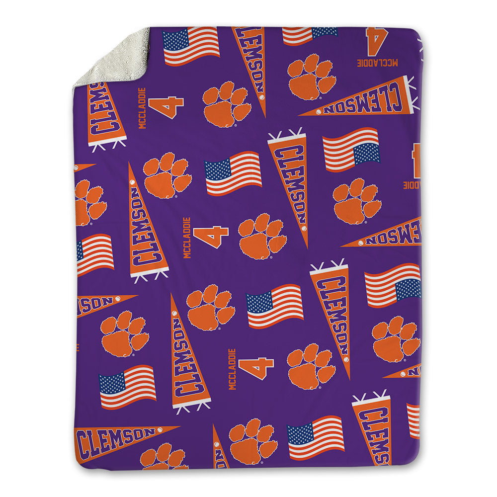 Clemson - NCAA Baseball : Tryston McCladdie - USA Blanket-0