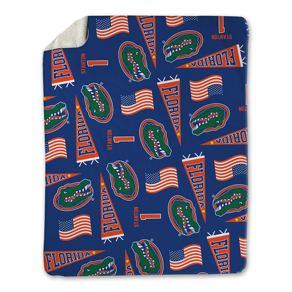 Florida - NCAA Softball : Caroline Stanton - USA Blanket-0