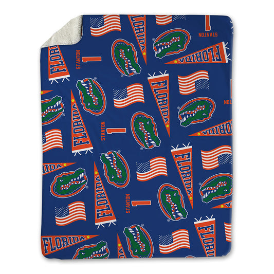 Florida - NCAA Softball : Caroline Stanton - USA Blanket-0