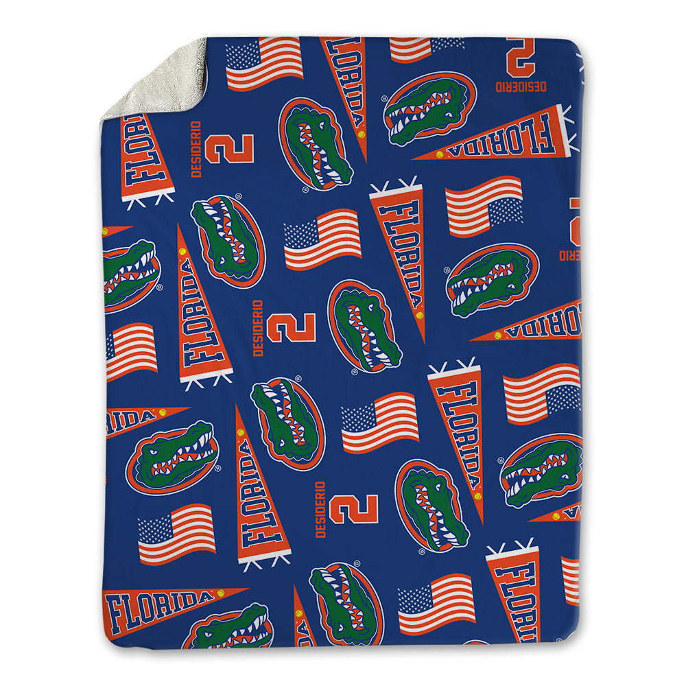 Florida - NCAA Softball : Giulia Desiderio - USA Blanket-0