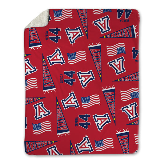 Arizona - NCAA Softball : Camila Zepeda - USA Blanket-0