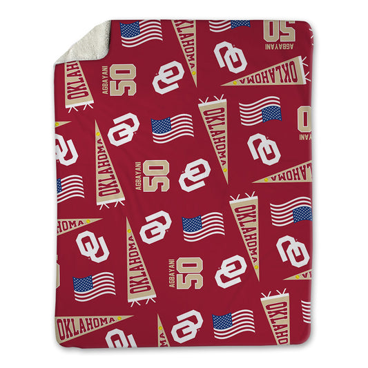 Oklahoma - NCAA Softball : Ailana Agbayani - USA Blanket-0