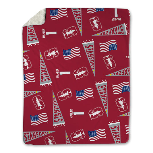 Stanford - NCAA Softball : River Mahler - USA Blanket-0