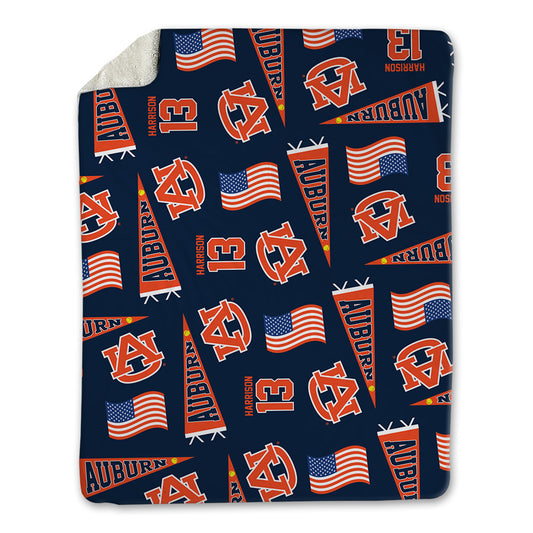 Auburn - NCAA Softball : Ella Harrison - USA Blanket-0