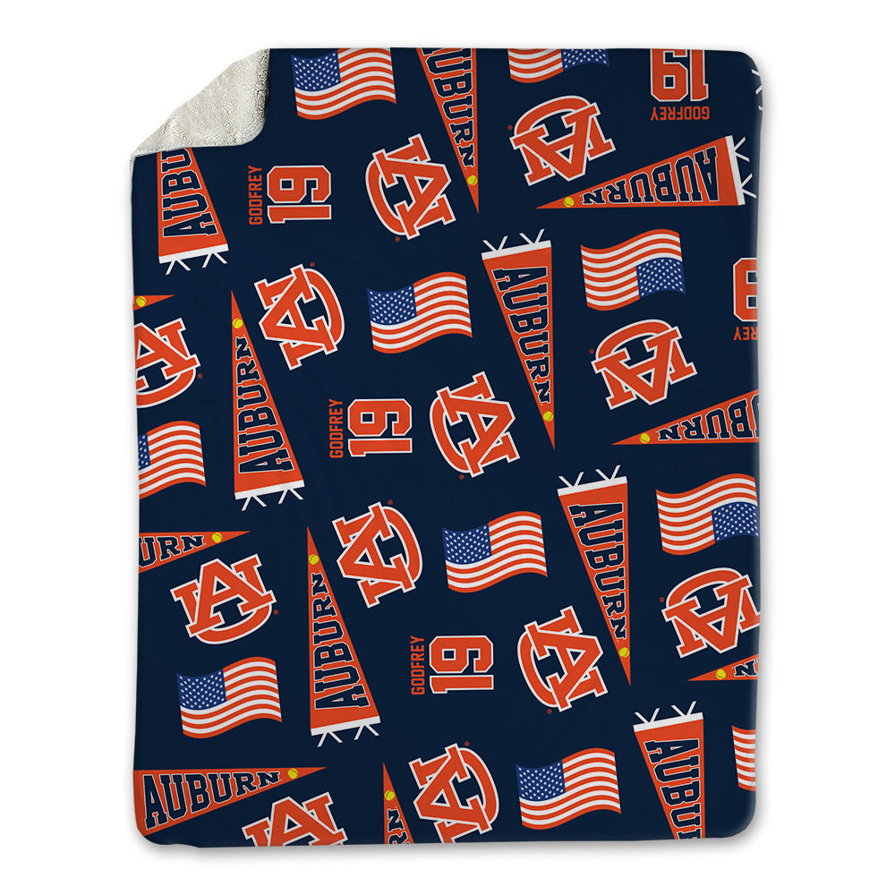 Auburn - NCAA Softball : Blayne Godfrey - USA Blanket-0