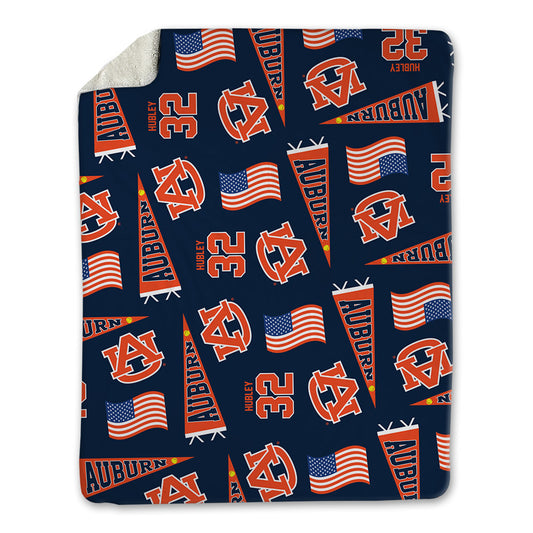 Auburn - NCAA Softball : Katelyn Hubley - USA Blanket-0
