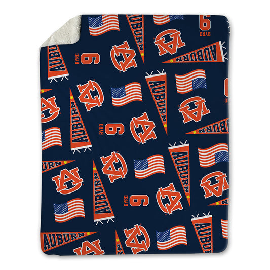 Auburn - NCAA Softball : Leah Byrd - USA Blanket-0