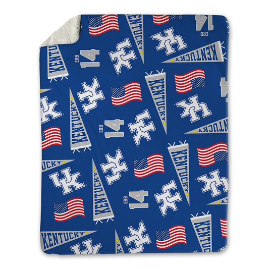 Kentucky - NCAA Softball : Brynley Erb - USA Blanket-0