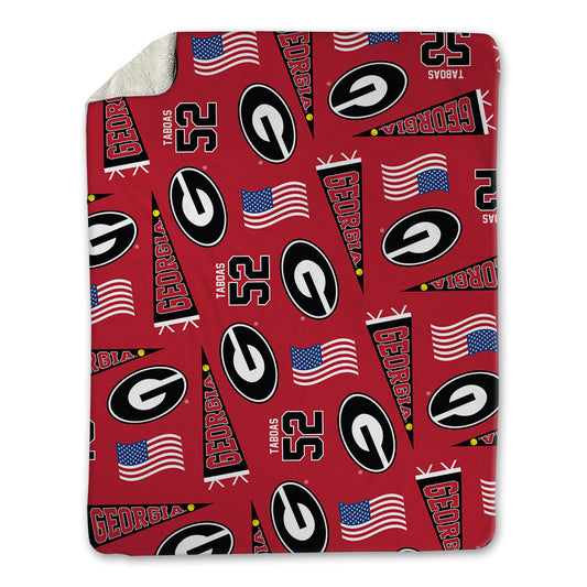 Georgia - NCAA Softball : Luna Taboas - USA Blanket-0
