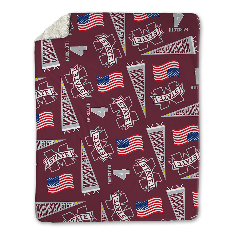 Mississippi State - NCAA Softball : Alyssa Faircloth - USA Blanket-0
