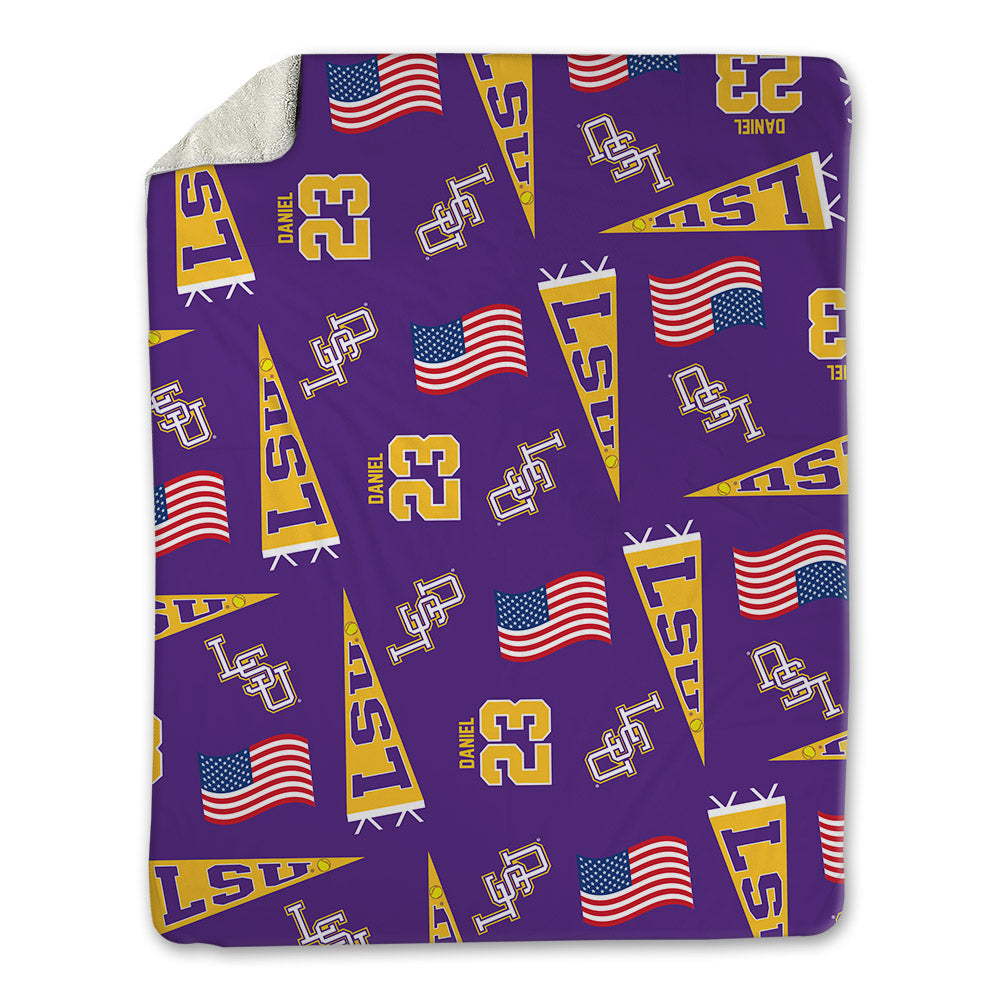 LSU - NCAA Softball : Sierra Daniel - USA Blanket-0
