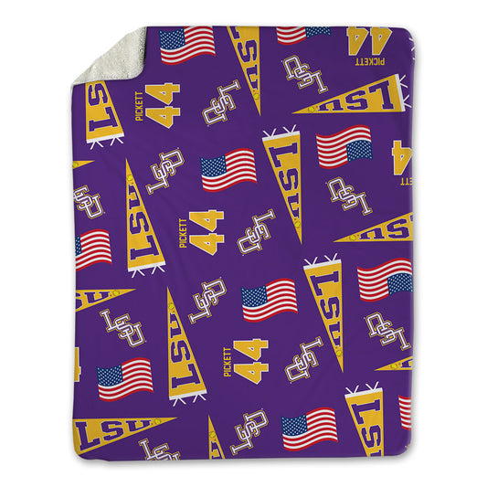 LSU - NCAA Softball : Ciella Pickett - USA Blanket-0