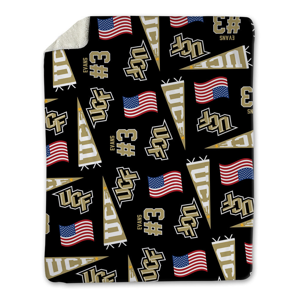 Central Florida - NCAA Softball : Aubrey Evans - USA Blanket-0