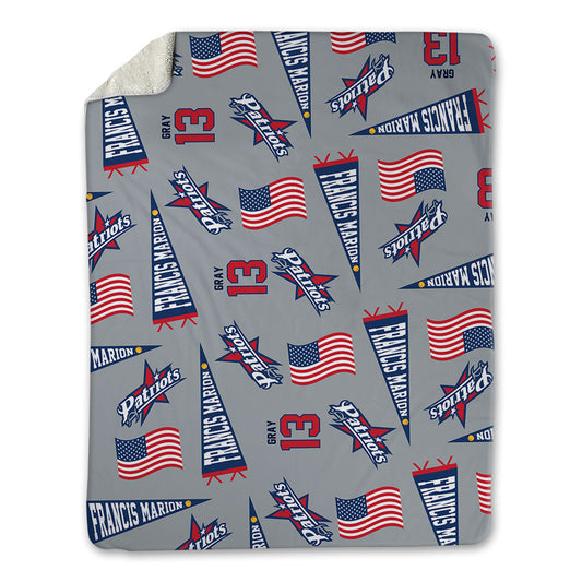 Francis Marion - NCAA Softball : Rylee Gray - USA Blanket-0